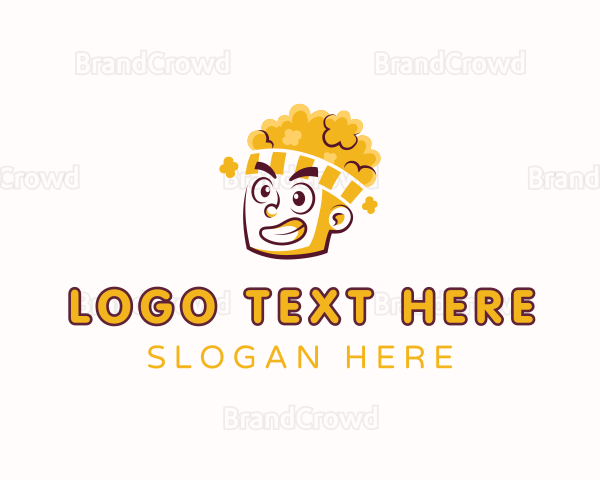 Popcorn Head Boy Logo