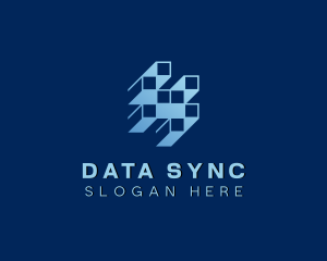 Cyberspace Data Scientist logo design