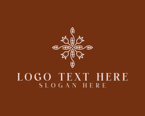 Eco - Flower Ornament Spa logo design