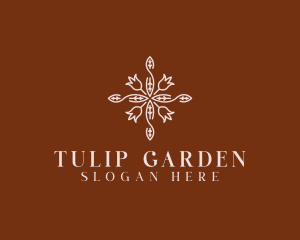 Tulips - Flower Ornament Spa logo design