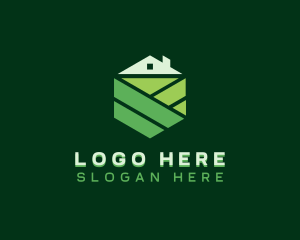 Garden Lawn Landscaping Logo