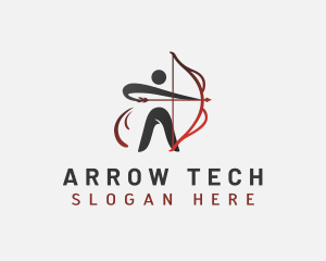 Archer Sport Athlete logo design