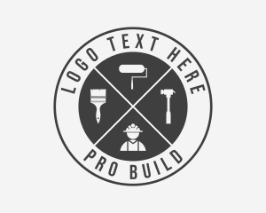 Contractor - Renovation Contractor Tool logo design
