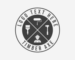 Renovation Contractor Tool logo design