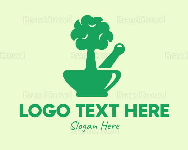 Green Tree Mortar & Pestle Logo