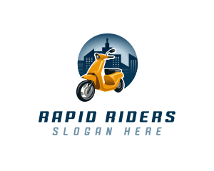 Motorcycle - Scooter Motorcycle Transportation logo design