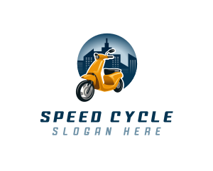 Motorcycle - Scooter Motorcycle Transportation logo design
