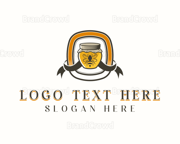 Honey Bee Jar Logo