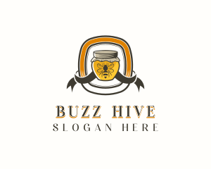 Honey Bee Jar logo design