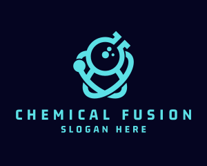 Chemistry - Science Flask Laboratory logo design