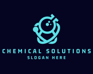 Chemical - Science Flask Laboratory logo design