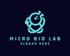 Science Flask Laboratory logo design