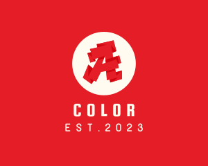 Red And White - Red Letter A logo design