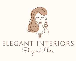 Elegant Lady Jewelry  logo design