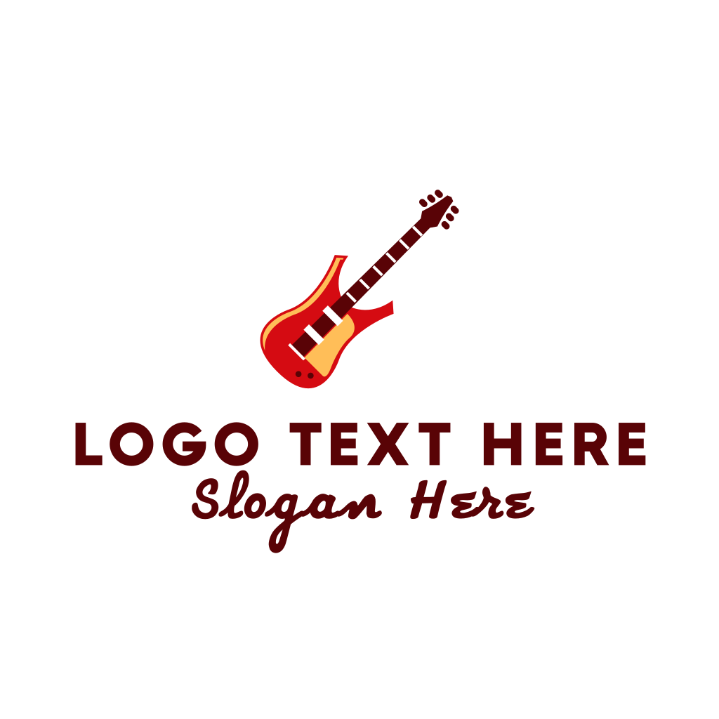 Electric Guitar Logo | BrandCrowd Logo Maker