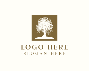 Orchard - Leaf Tree Hill logo design