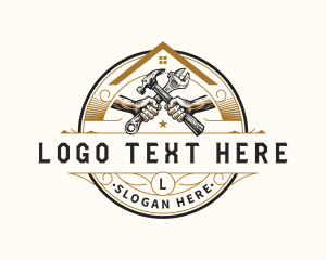 Hammer - Hammer Wrench Maintenance logo design