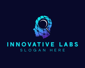 Brain Research Scientist logo design