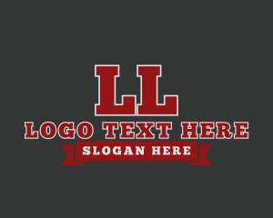 League - Varsity League Letter logo design