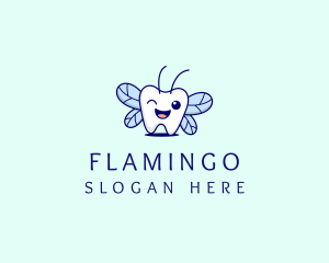 Smiling Tooth Fairy logo design