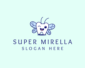 Smiling Tooth Fairy logo design