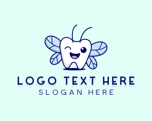 Smiling Tooth Fairy logo design