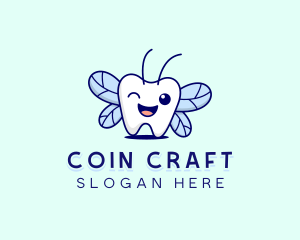 Smiling Tooth Fairy logo design