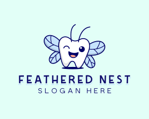 Smiling Tooth Fairy logo design