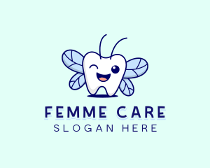 Smiling Tooth Fairy logo design