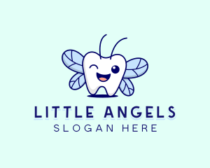 Smiling Tooth Fairy logo design