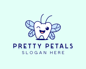 Smiling Tooth Fairy logo design