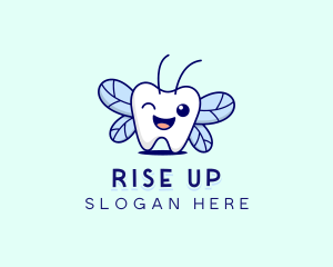 Smiling Tooth Fairy logo design