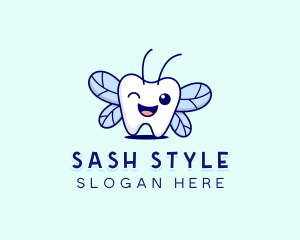 Smiling Tooth Fairy logo design