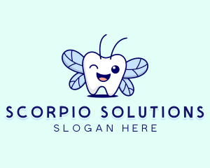 Smiling Tooth Fairy logo design