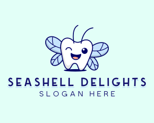 Smiling Tooth Fairy logo design