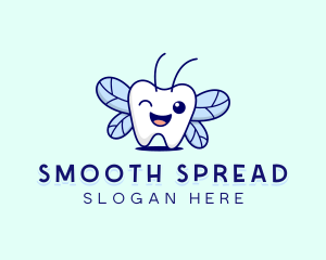 Smiling Tooth Fairy logo design