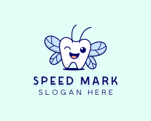 Smiling Tooth Fairy logo design