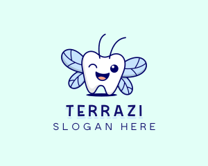 Smiling Tooth Fairy logo design