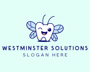 Smiling Tooth Fairy logo design