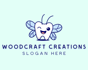 Smiling Tooth Fairy logo design