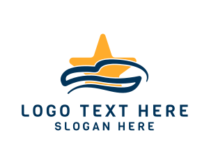 Car Rental - Sports Car Star logo design