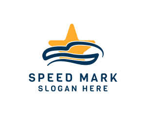 Sports Car Emblem - Sports Car Star logo design