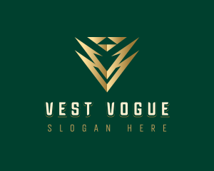 Luxury Brand Letter V logo design