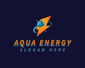 Lightning Plug Energy logo design