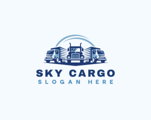 Cargo Truck Forwarding logo design