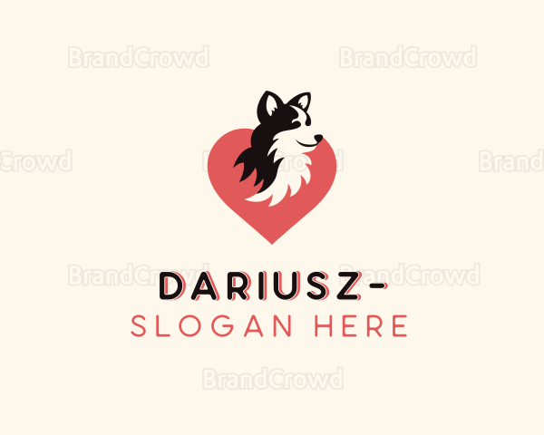 Dog Canine Heart Logo