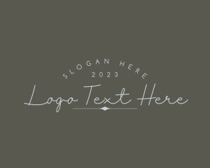 High End - Luxury Handwriting Script Business logo design