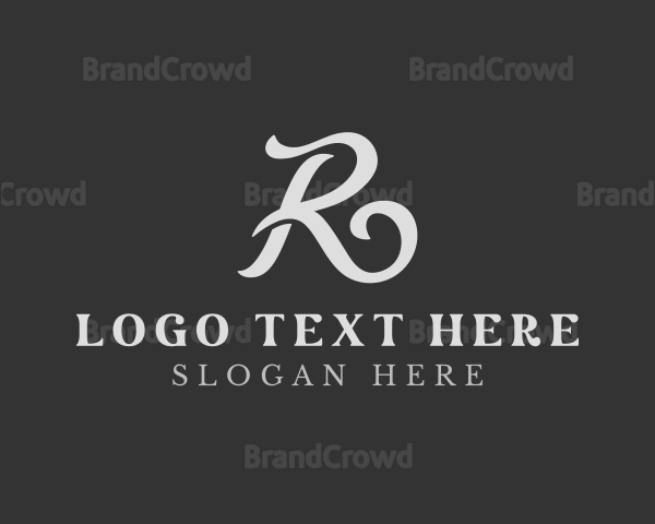 Premium Fashion Script Logo