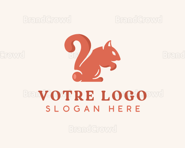 Squirrel Question Mark Logo