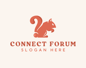 Forum - Squirrel Question Mark logo design